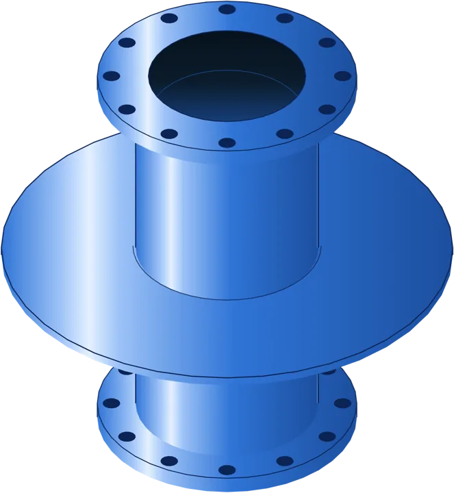 Puddle flange
